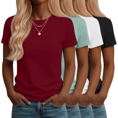 T-shirts d'été femme coupe ample et ourlet plat pour un confort fluide au quotidien