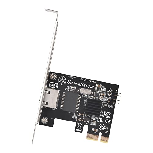 Image of SilverStone Technology 2.5Gbps RJ45 Network Interface PCI Express Card, SST-ECL01, TAA Compliant