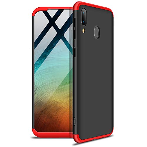 Coque Samsung Galaxy A30 avec Protecteur D'écran en Verre Trempé AChris Full Body Housse Cover