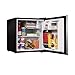 Willz WLR17S5 Compact Refrigerator, 1.7 Cu.Ft Single Door Fridge, Adjustable Mechanical Thermostat with Chiller, 1 Coated Wire Slide-Out Shelf, 1 Power Cord, Stainless Steel Look