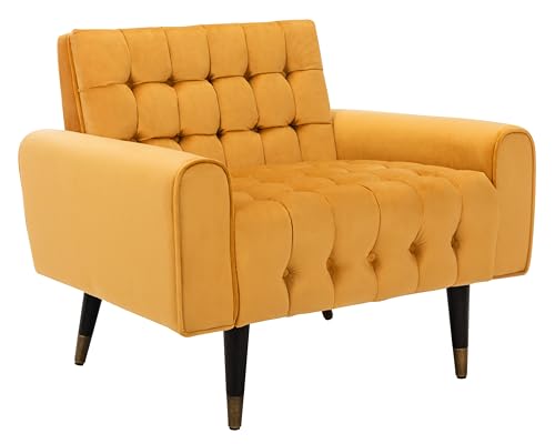 Sillón con tapizado de terciopelo Marigold miniatura 1