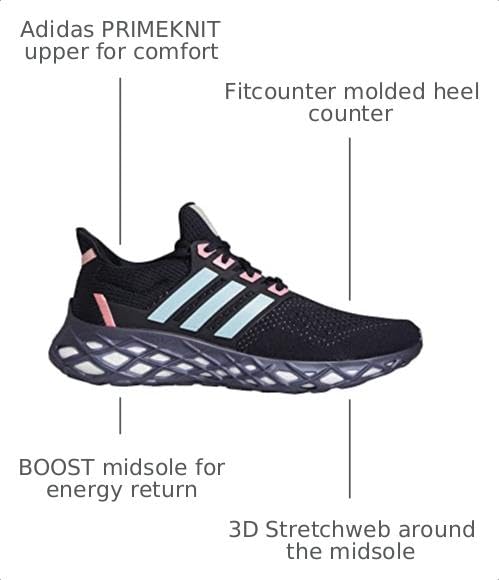 Image of adidas Ultraboost Web DNA Shoes Men's, Blue, Size 6.5