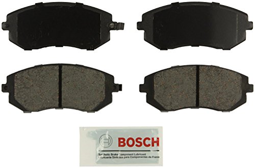 BOSCH BE929 Blue Ceramic Disc Brake Pad Set - Compatible With Select Saab 9-2X; Subaru Baja, Forester, Impreza, Legacy, Outback, WRX; FRONT