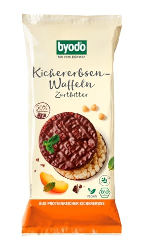 Kichererbsen-Waffeln Zartbitter, aus proteinreicher Kichererbse, 65 g 1 x 65 g