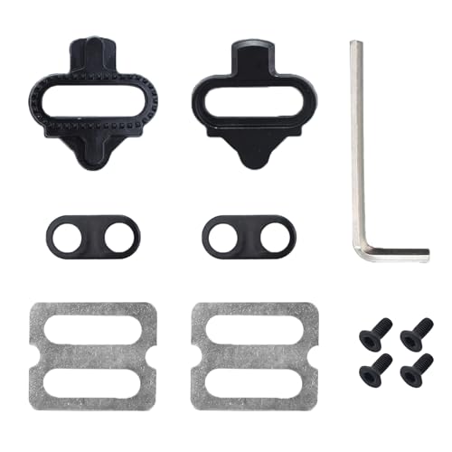 Tacchette Bici Piastre Scarpe da Bicicletta Kit Tallone Bicicletta Tacchetti di Ricambio per Bici da Strada, Corsa, Ciclismo da Competizione