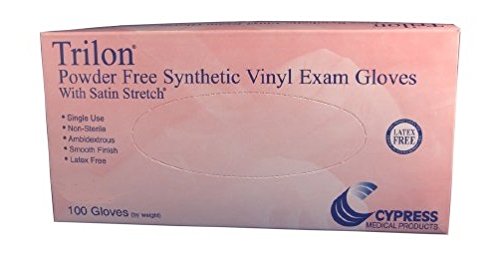Vinyl Exam Glove, EXTRA LARGE, Powder Free, Latex Free, Smooth, 100 Count Box - Case of 10 Boxes = 1 - //coolthings.us