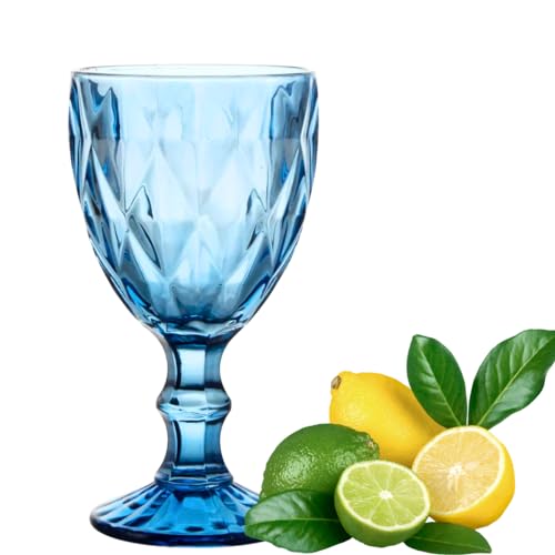 Jogo de Taças de Vidro Diamond Transparente