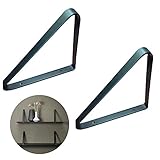 ~ Größe des Trägers - Kapazität von 550 lb / 250 kg, ist das Dreieck die feste Struktur der aktuellen Wandhalter, ausreichend für Regal, Küche Unterstützung, Unterstützung, Blumen Unterstützung, Außenwandhalter usw.