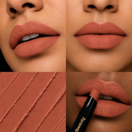 Image of BAKED BEAUTY Lip Crayon Lipstick with Light Weight & Nourishing Formula, Set of 3, 2.5g each (Brownie Bite)