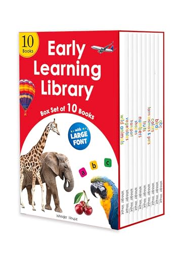 Image of Early Learning Library - Box Set of 10 Books : Big Board Books Series (Large Font)
