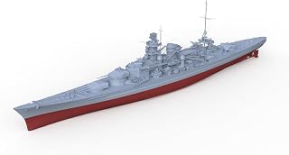 MRY-SFW 1/700 German Scharnhorst 1943 Full Hull