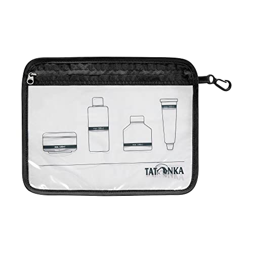 Tatonka Unisex - Adult Zip Flight Bag A5 Bag, Black, 22 x 18 cm