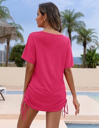 Cache-maillot de bain à manches courtes pour sublimer sa silhouette - 5