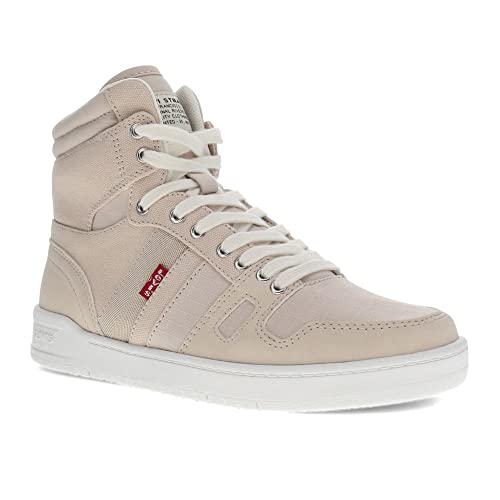 Levi's Womens BB Hi CZ Fashion Hightop Sneaker Shoe, Pebble, 6.5 M