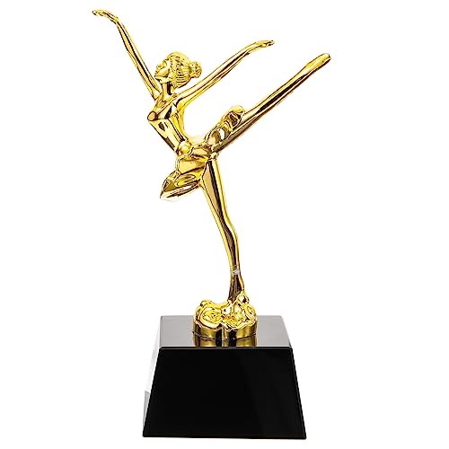 Sosoport Delicate Dance Trophy Ornament Creative Ballet Dancer Model Award for Teens for Competitions and Joyful Memories Design
