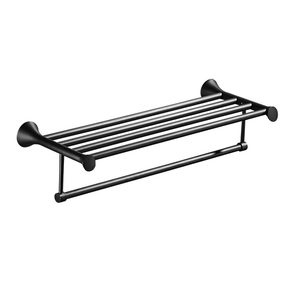 Cintre de salle de bain en acier inoxydable 304 noir mat de 60cm