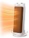PELONIS PH-19J Pisa Tower Portable Ceramic Space Heater, 1500W Fast Heating, Programmable Thermostat, Easy Control, Widespread Oscillation, Over Heating & Tip-Over Switch Protection, Fan, White