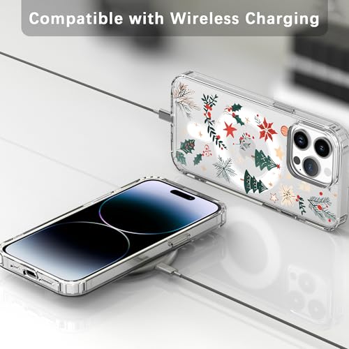 Coque de Noël pour iPhone 11 transparente compatible MagSafe - 4