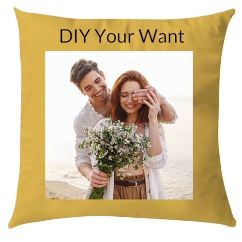 Personalised Cushions with Photo Custom Pillow Personalised Pillow Case Customised Pillow with Name Photo Cushion