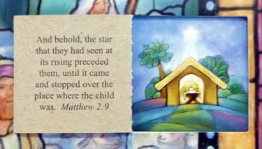 Stained Glass Nativity Advent Calendar (Christmas Countdown Calendar)