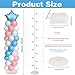OurWarm Balloon Column Stand Kit, Set of 2, 63 inch Tower Pillar with Base and Pole for Floor, Column Kit for Birthday Wedding Baby Shower Graduation Christmas Party Decorations