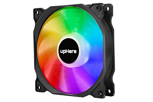 upHere RGB LED Ventola da 120mm Flusso d'Aria Elevato e Ventola Silenziosa 5 Pack/C8123-5