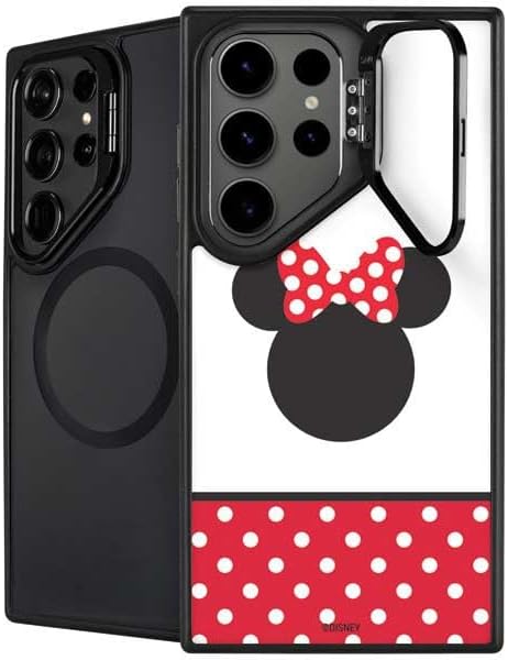 Skinit Kickstand Phone Case Compatible with Galaxy S24 Ultra - Officially Licensed Disney Minnie Mouse Symbol Design