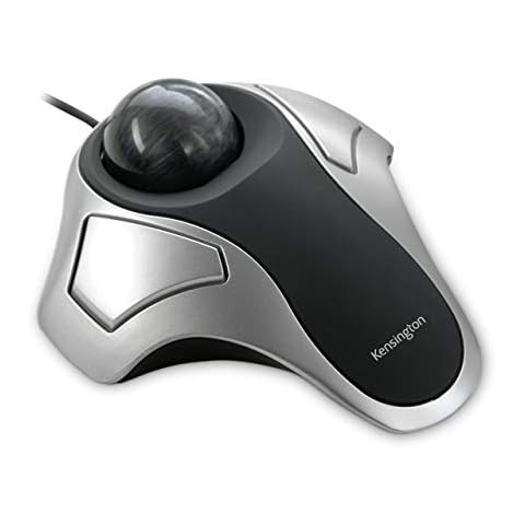 Kensington Orbit Trackball Mouse (K64327F), Silver/Black Cover