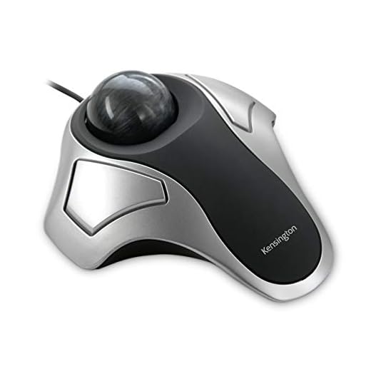 Kensington Orbit Trackball Mouse (K64327F), Silver/Black