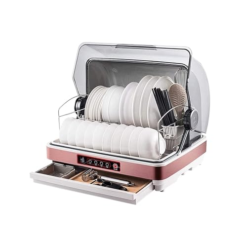 Lavavajillas portátil – Lavavajillas de mesa con un solo clic, ideal para restaurante familiar o apartamento, tamaño compacto para una fácil instalación y limpieza eficiente