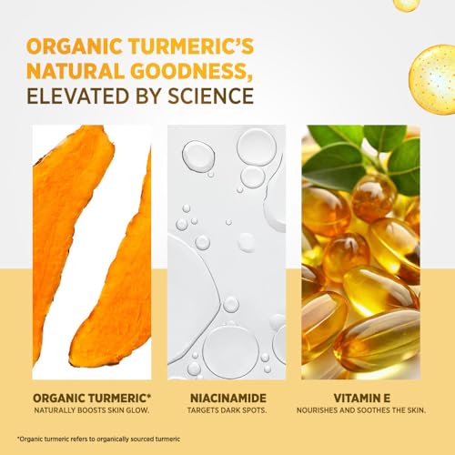Image of Himalaya Turmeric Serum Cleanser | Niacinamide + Vitamin E + Serum Infused Facewash| Clears dark spots for glowing skin | 180ml