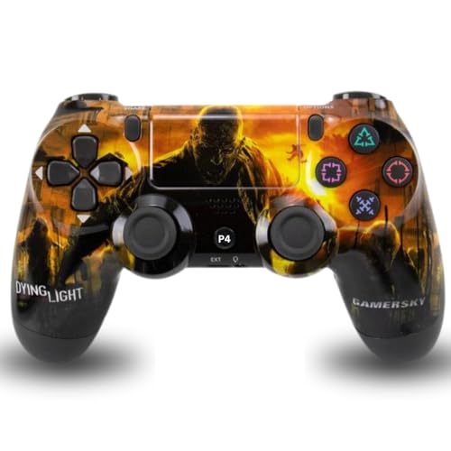 Image of Maizic Smarthomea Funetic Zombie Survival Game Themed Bluetooth Wireless P4 Gaming Controller | PC, Smartphone | Dual Vibration, Turbo, Touchpad, Type-C Fast Charging, 10hr Battery
