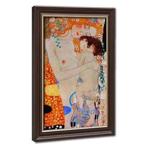 Toile Gustav Klimt Les trois âges de la femme 20x30 cm