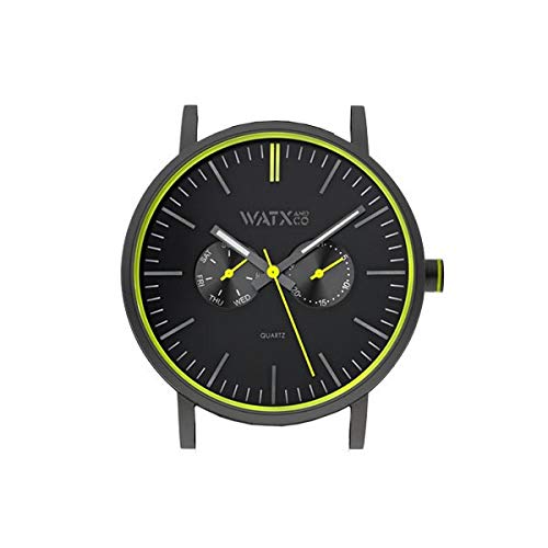 Watx and co WXCA2729 cuero negro y verde