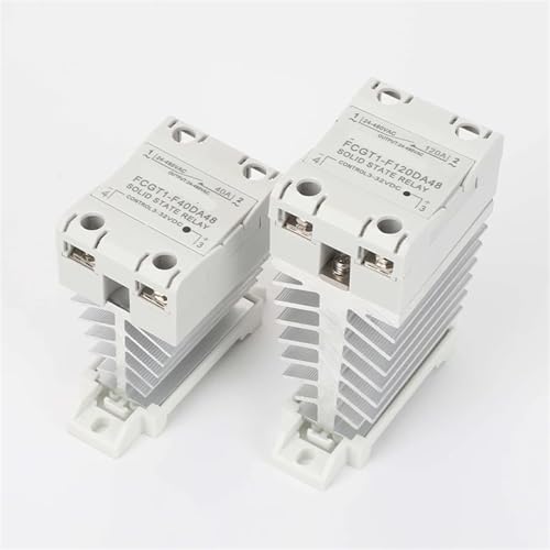 Relais statique SSR monophasé régulateur de chauffage DC AC 120A