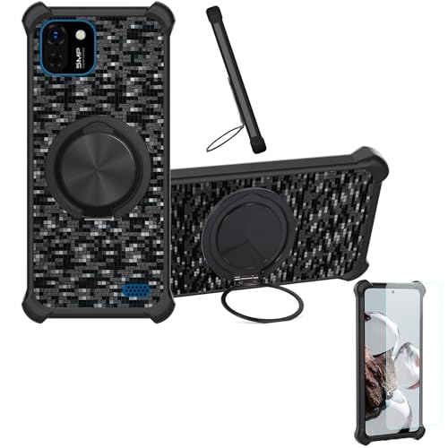 �Ή� Sky Devices Elite N55 �P�[�X Phone Case [1�� 9H+�d�x���� �K���X�t�B����][360°��]���X�^���h�A�}�O�l�b�g��]CX-11-HEI