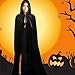 shafier Largo Capa Vampiro Diablo con Capucha Terciopelo Disfraz de Halloween para...
