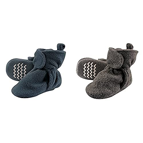 Hudson Baby Cozy Fleece Booties, 2-Pack
