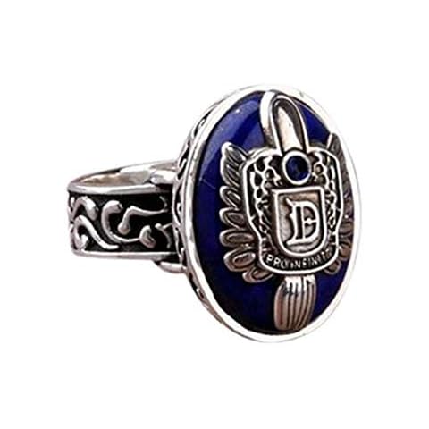 Uteruik Vintage Vampire Diaries Salvatore Damon Stefan Finger Family Crest Ring Cover