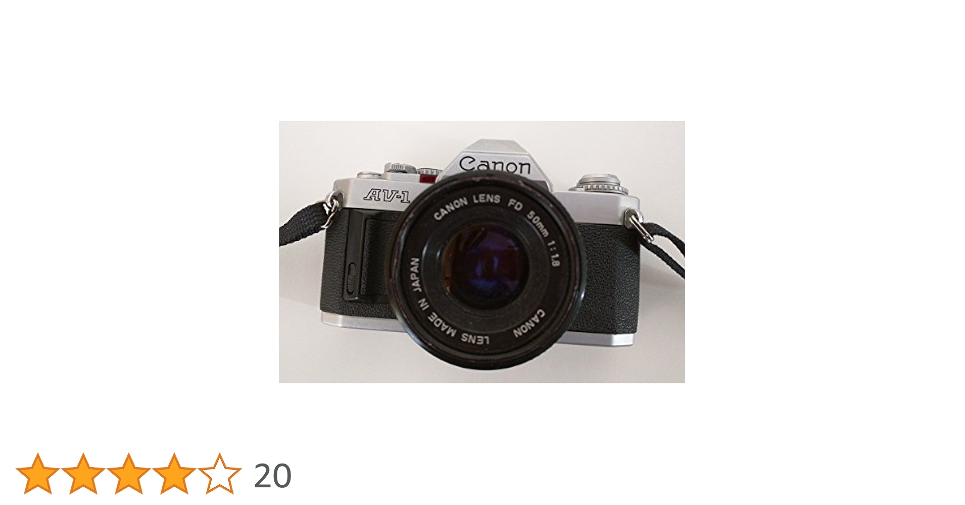 【完動品】CANON AV-1 ＋ FD 50mm F2 Amazon Canada: Canon AV-1 35mm SLR Camera with Canon FD 50mm