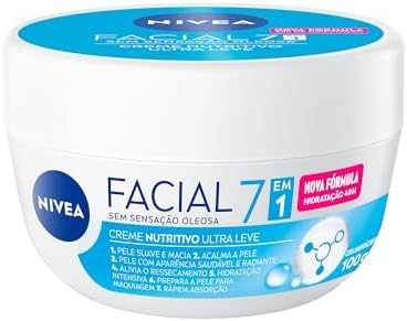 NIVEA Creme Facial Nutritivo 100g - Sua fórmula à base de água, K...