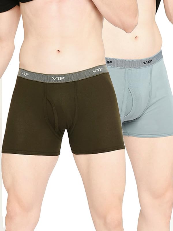 vip Fresh Mesh Air Flow Cotton Trunks for Men | Breathable Stretch Mesh with Soft Elasticized Waistband, Assorted-picture-41