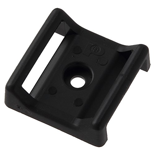 Panduit Abmt-S6-C20 Tak-Ty Hook And Loop Cable Tie Mount, Nylon 6.6, #6 Screw Mounting Method, Black (Pack Of 100) #TOP23
