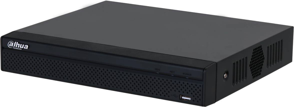 Dahua DHI-NVR2104HS-P-4KS3 - NVR IP de 4 Canales con PoE - Color Negro
