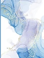 Marble blue sketchbook| 100 Pages drawing book 8.5 x 11 inches: Sketch book for drawing, doodling and sketching| 100 Marble blue sketchbook for girls, women, teens and artists B09WYWQJJY Book Cover
