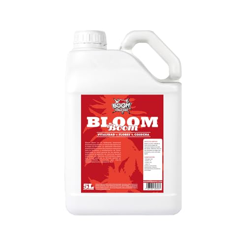 Boom Nutrients | Abono de Floración Líquido - Fertilizante para Plantas - Abono para Flores | Floración Boom (5L)