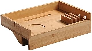 Kesper Półka na Łóżko, Bambus, Brązowy, 33,7 x 24 x 9,5 cm