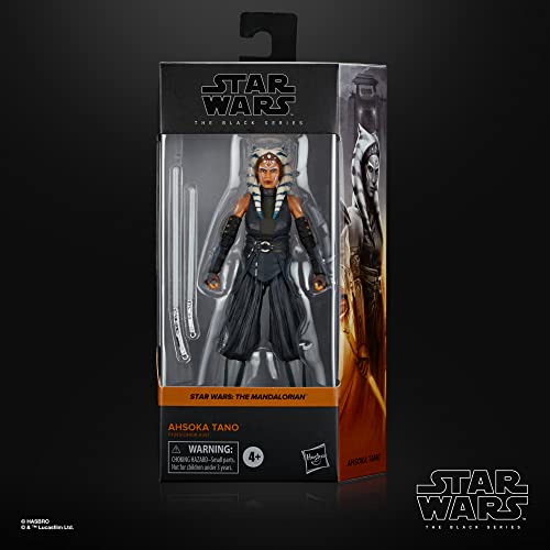 Hasbro Star Wars The Black Series, Ashoka Tano, Figurine de Collection de 15 cm, The Mandalorian, Jouet pour Enfants, dès 4 Ans F4349 Multicolore