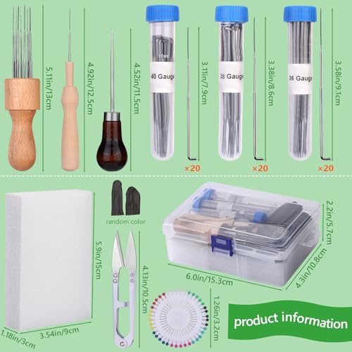 Imzay XIN-024 Needle Felting Tools, Wool Felting Supplies, Needle Felting Kit thumb #4