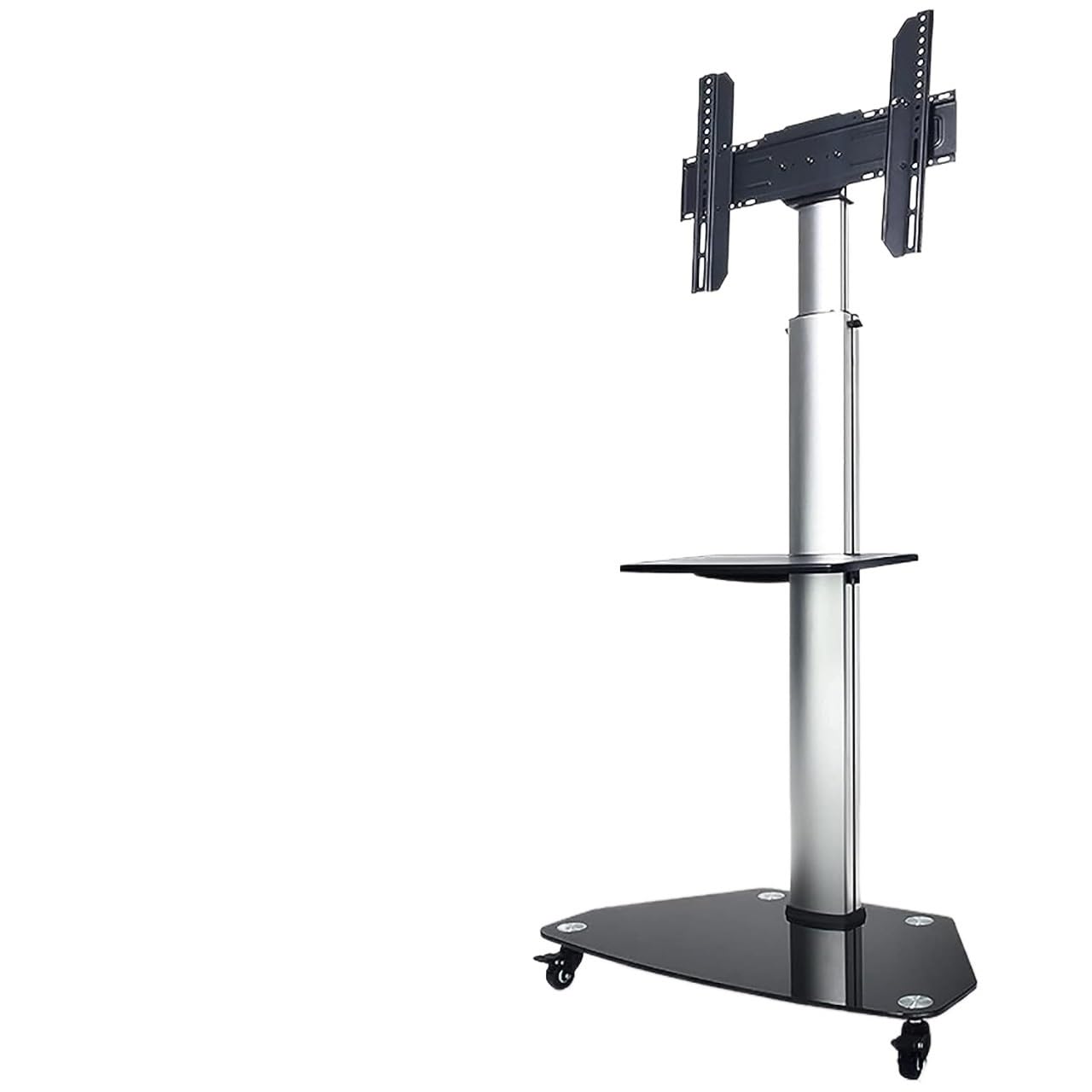 OLSKFUH Mobile Tv Stand, Rolling Tv Stand, Mobile Tv Cart, Tv Universal Bracket, Adjustable Mobile Cart, Floor-Standing Advertising Video Large Screen Hanger,